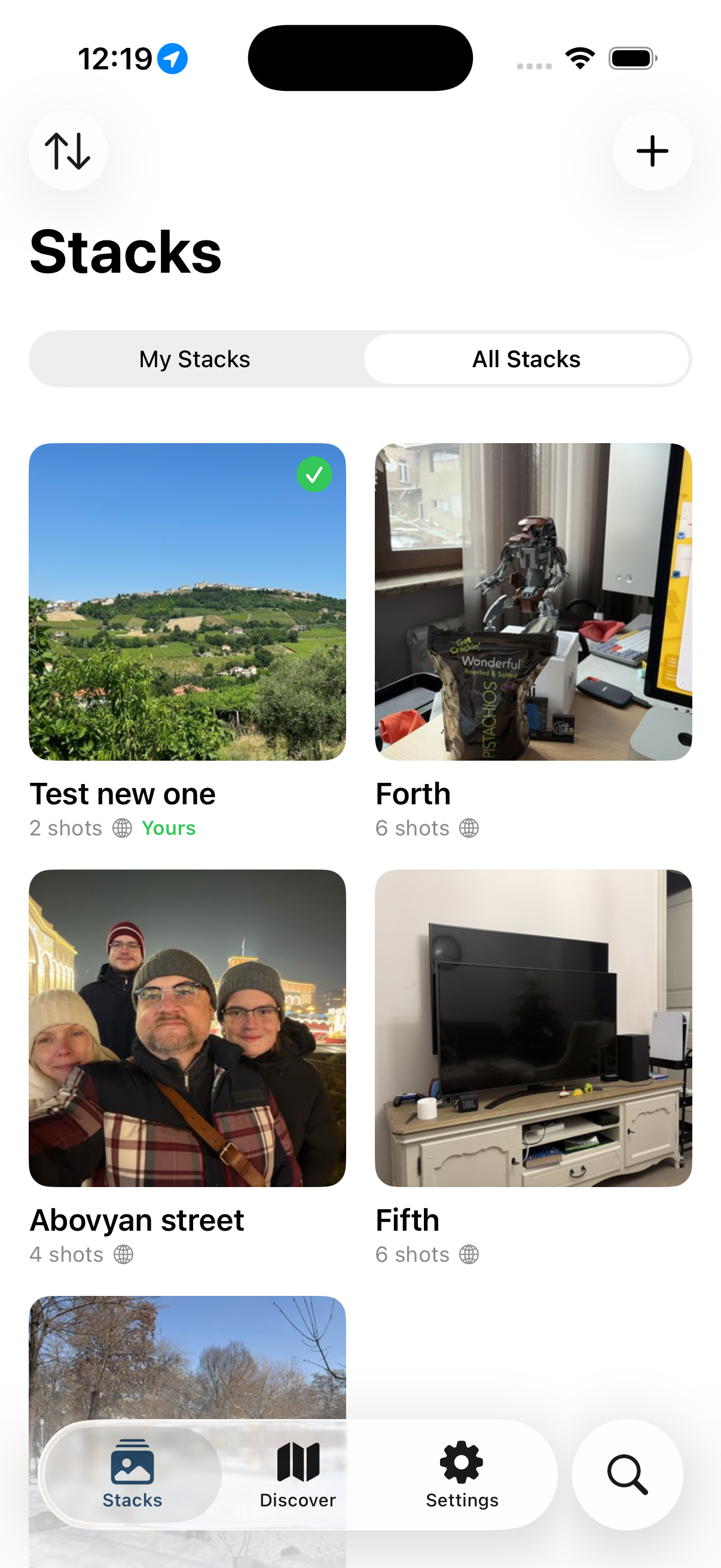 Stack Photos Library